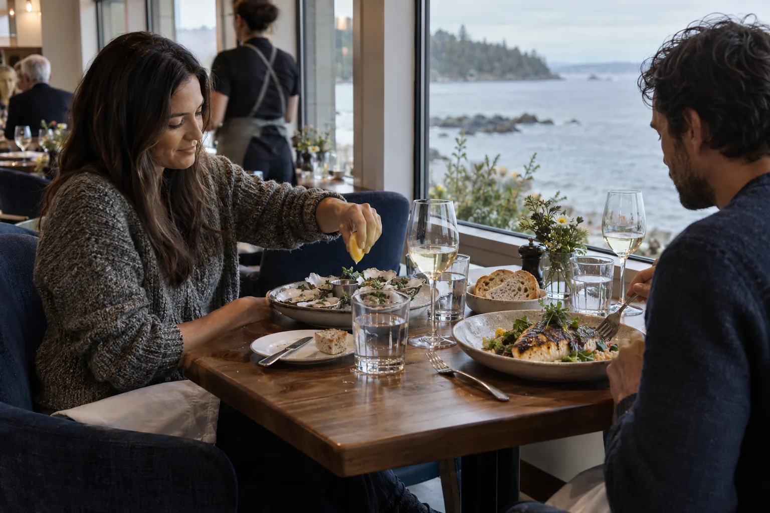 Illustrative scene at The Coastal Table