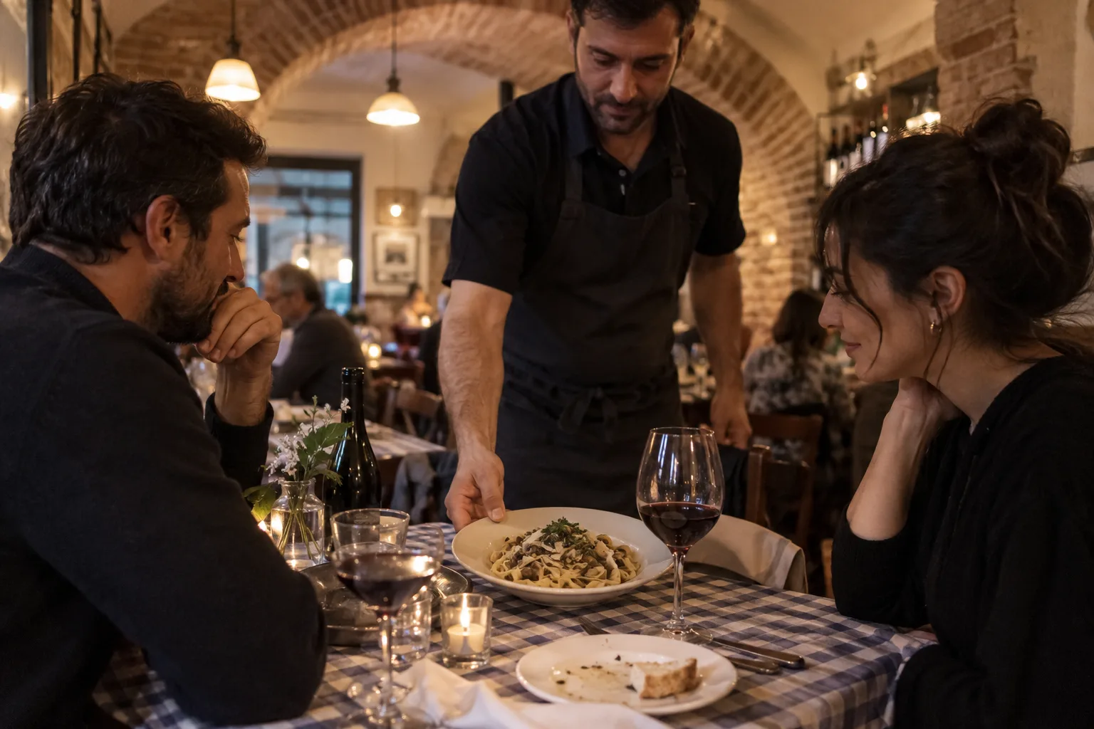 Illustrative scene at The Pasta Room